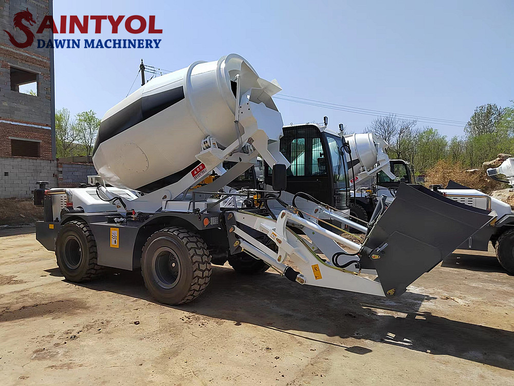 Shovel Self-loading concrete mixer truck, easy to operate and quick to discharge, with more obvious advantages!