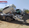 Shovel Self-loading concrete mixer truck, easy to operate and quick to discharge, with more obvious advantages!
