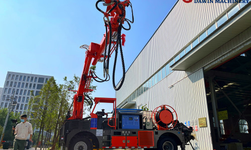 Sharing of winter maintenance tips for wet concrete spraying trolleys shotcrete truck