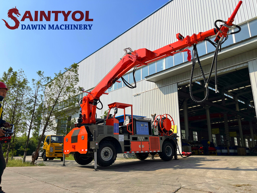 Saintyol DAWIN Machinery Wet Concrete Spraying Machine Shotcrete technology