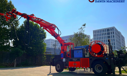 Saintyol DAWIN wet concrete spray machine shotcrete truck maintenance skills