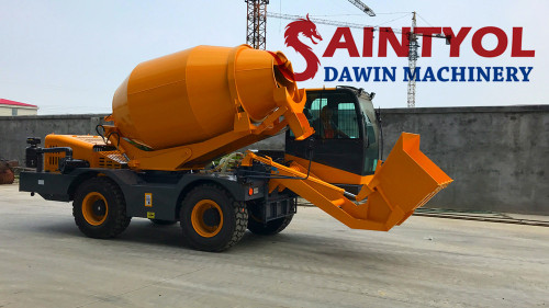 3.5m³ Automatic Self-loading Concrete Mixer Truck