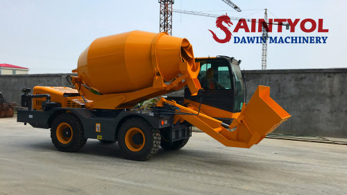 4.2m³ Automatic Self-loading Concrete Mixer Truck