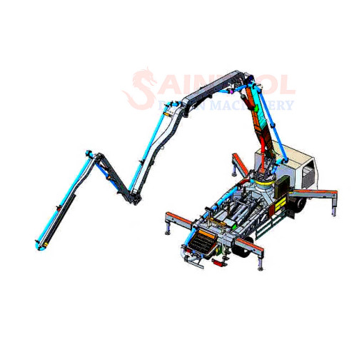 39m 5RZ Boom Concrete Pump Truck With Customized Chassis