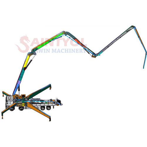 62M 6RZ BOOM CONCRETE PUMP TRUCK (ISUZU 8*4 Chassis)