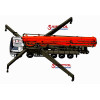 70m 6RZR Concrete Boom Pump Truck With Customized Chassis