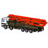 70m 6RZR Concrete Boom Pump Truck With Customized Chassis
