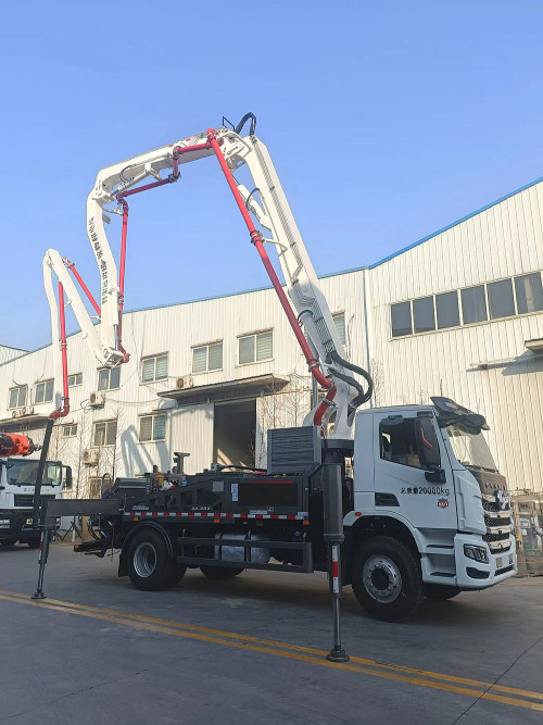 39m 5RZ Concrete Boom Pump Truck With Customized Chassis