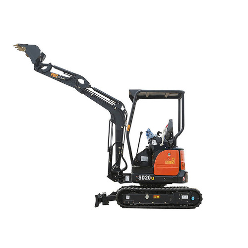 2 ton SD20U Tailess Mini Crawler Excavator