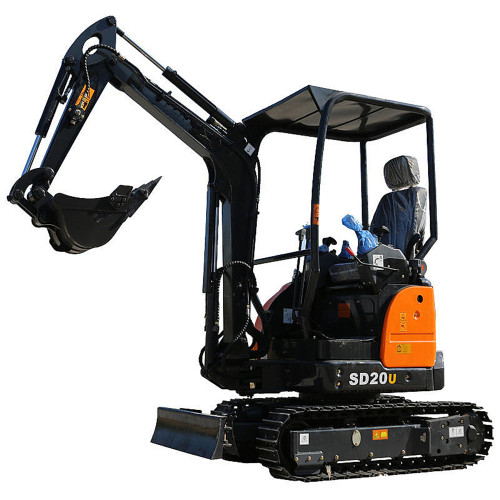 2 ton SD20U Tailess Mini Crawler Excavator