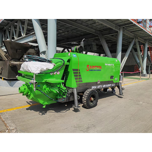 Saintyol DAWN 8m3/hr 76KW diesel engine wet concrete spray machine shipped to Indonesia