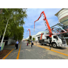 Advantages of 32-meter small concrete pump truck, some materials and design, more intelligent