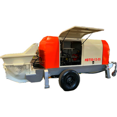 50m3/hr Trailer Concrete Pump With Diesel or Electric Power