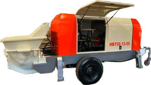 50m3/hr Trailer Concrete Pump With Diesel or Electric Power
