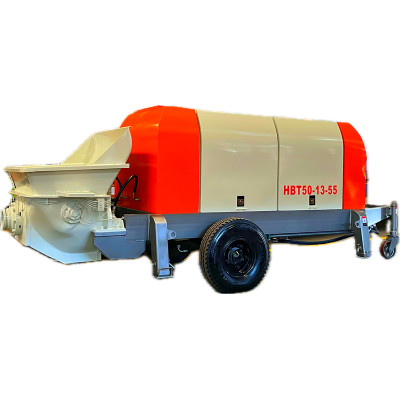 60m3/hr Trailer Concrete Pump With Diesel or Electric Power