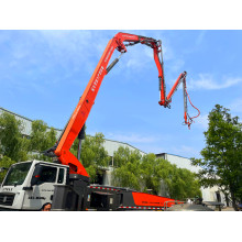 Concrete Pump trucks are used to transport concrete, and any other use is dangerous.