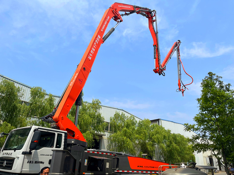 Concrete Pump trucks are used to transport concrete, and any other use is dangerous.