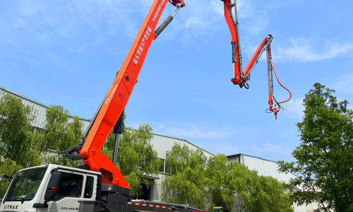 Concrete Pump trucks are used to transport concrete, and any other use is dangerous.