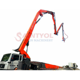 45m 5RZ Boom Truck Mounted Concrete Spraying Machine Shotcrete Pump Truck