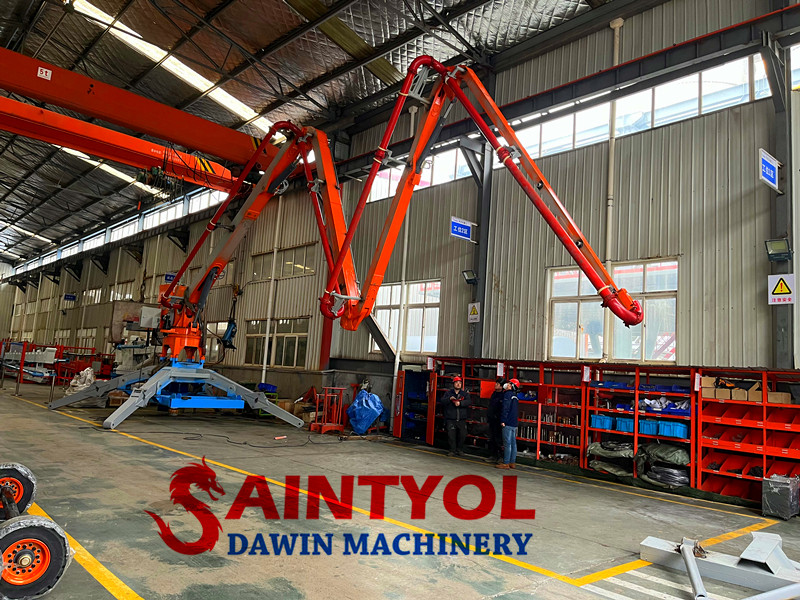 Hydraulic concrete placing boom basic requirements for assembly and disassembly