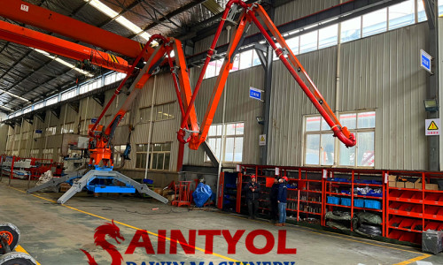 Hydraulic concrete placing boom basic requirements for assembly and disassembly