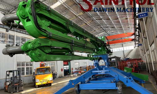 Precautions when using hydraulic concrete placing boom