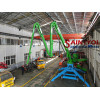 23m 4 sections Trailer Mobile Spider Concrete Placing Boom "M" Folding