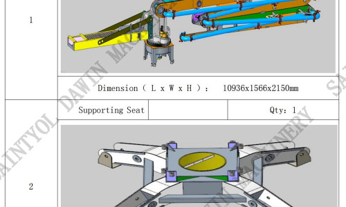Inspection before commissioning of hydraulic concrete placing boom
