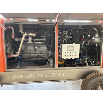 80m3/hr Trailer Concrete Pump With Diesel or Electric Power