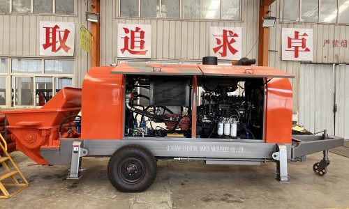 Do you know the components of a diesel concrete fine stone pump?