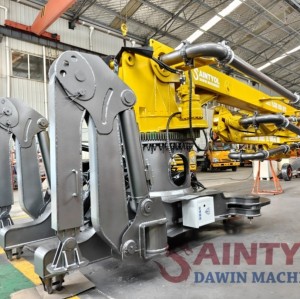 18m Compact Loader Attached Concrete Placing Boom 4 Sections 