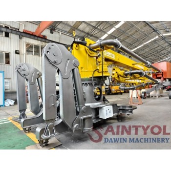 18m Compact Loader Attached Concrete Placing Boom 4 Sections 