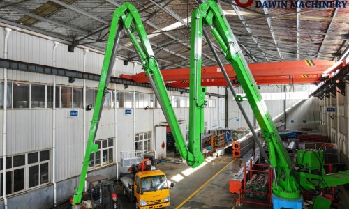 Three major system precautions for concrete placing boom working in summer