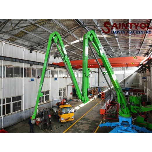 Three major system precautions for concrete placing boom working in summer