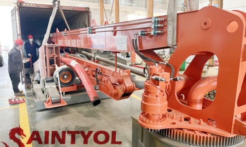 Economical choice for concrete pouring - Saintyol DAWIN concrete placing boom machine