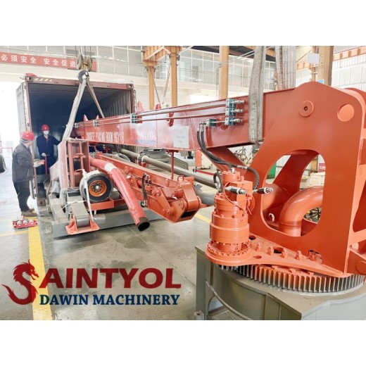 Economical choice for concrete pouring - Saintyol DAWIN concrete placing boom machine