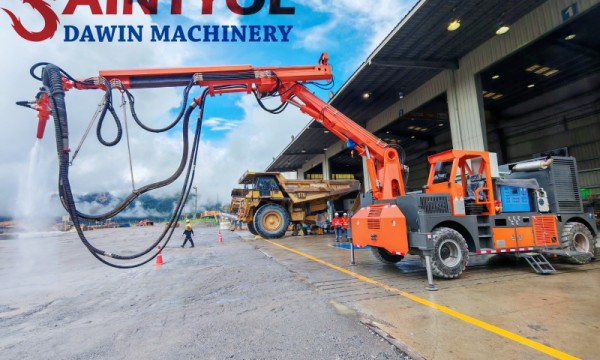 Saintyol DAWIN Shotcrete Machine : A smart and effective tool for tunnel construction!