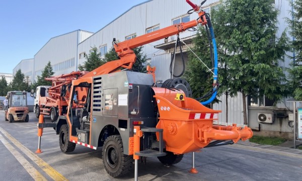 Saintyol DAWIN robotic wet concrete shotcrete machine trolley unlocks a new paradigm of high-efficiency engineering concrete spraying