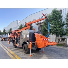 Saintyol DAWIN robotic wet concrete shotcrete machine trolley unlocks a new paradigm of high-efficiency engineering concrete spraying