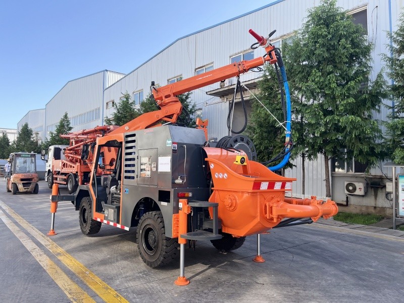 Saintyol DAWIN robotic wet concrete shotcrete machine trolley unlocks a new paradigm of high-efficiency engineering concrete spraying