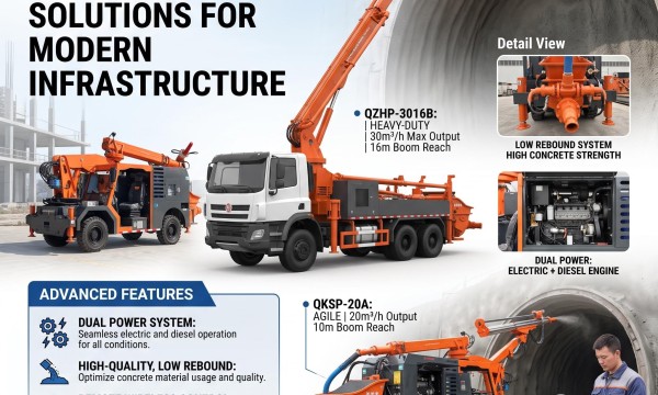 Saintyol DAWIN Shotcrete robot — Optimizing concrete spraying conditions, redefining wet concrete-spraying performance.