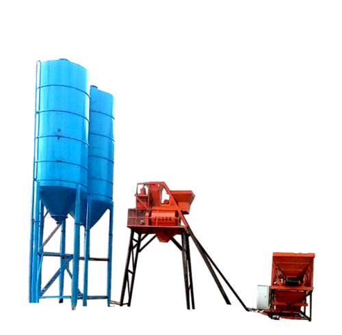 Mini simple mobile 25m3/hr concrete batching plant