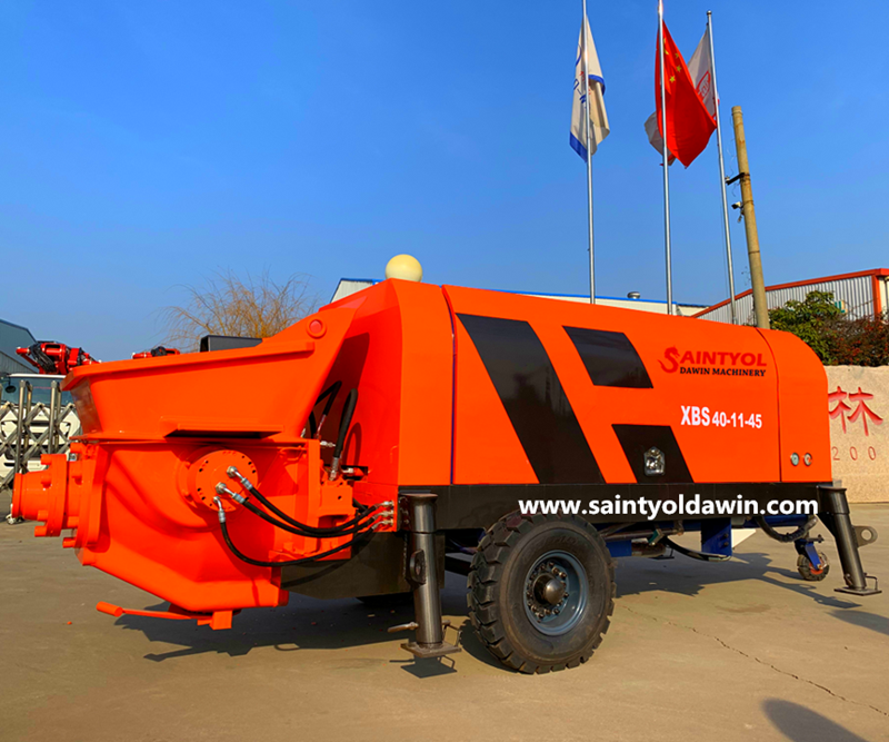 Concrete pump easy to block location and elimination method Saintyol DAWIN Machinery teaches you