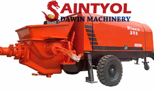 Saintyol DAWIN Machinery shares SPJ08 wet concrete spraying machine