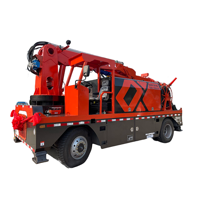 30m3/hr Truck Mounted Wet Concrete Robot Spraying Machine, Shotcrete Machine