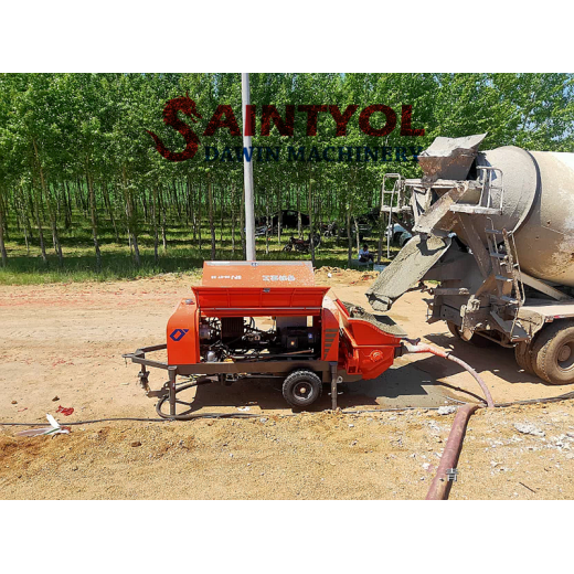 The main purpose of concrete pump