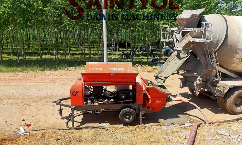 The main purpose of concrete pump
