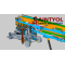 18m Compact Loader Attached Concrete Placing Boom 4 Sections 
