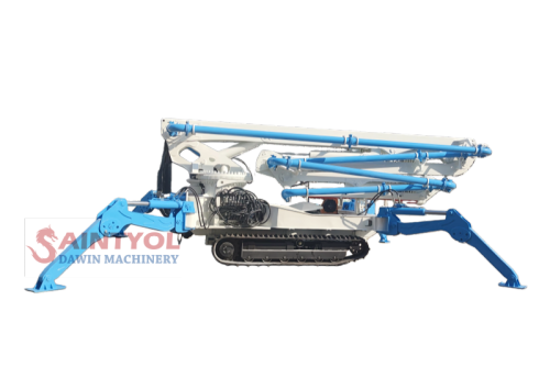 18m "M" shape 4 Sections Crawler Self-walking Mobile Spider Concrete Placing Boom