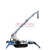 18m "M" shape 4 Sections Crawler Self-walking Mobile Spider Concrete Placing Boom